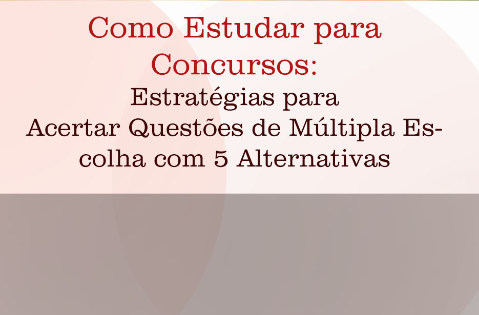 Como Estudar para Concursos
